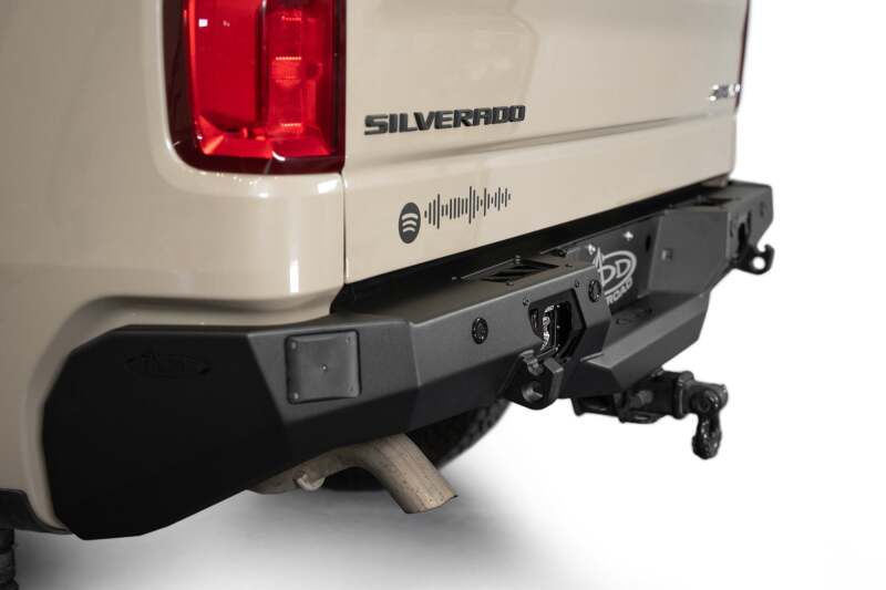 GMC 1500 Bumper - Rear - Addictive Desert Designs - Stealth Fighter - Hammer Black - `22-`27